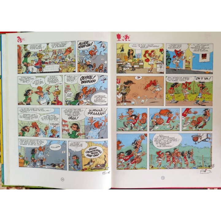 Bande dessinée GASTON 11 Bévues et boulettes Dupuis 1977