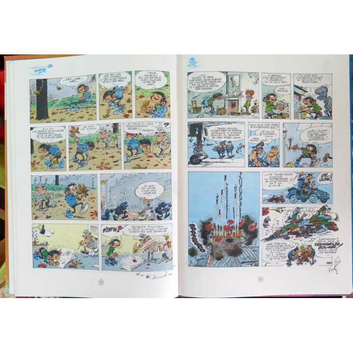Bande dessinée GASTON 10 Le G&éant de la Gaffe Dupuis 1977