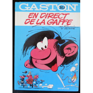Bande dessinée GASTON R4 En direct de la Gaffe 