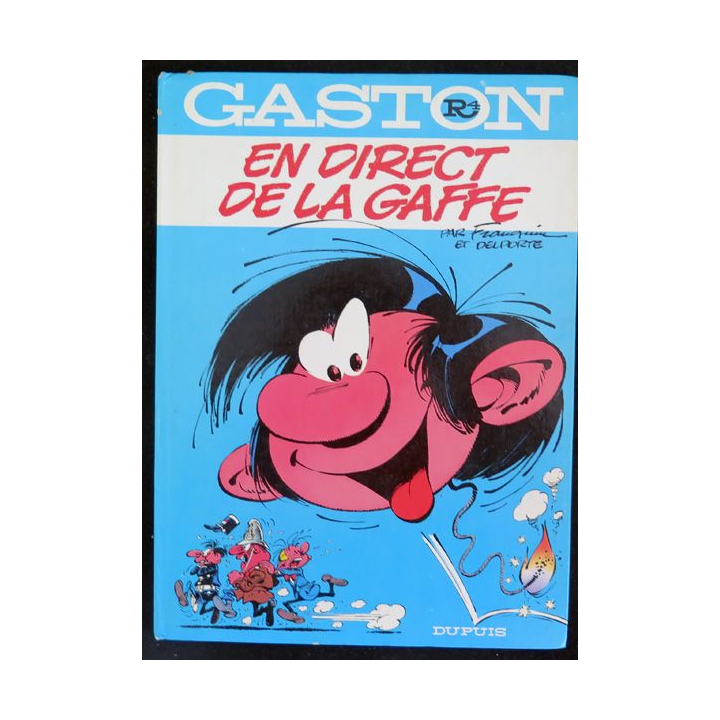 Bande dessinée GASTON R4 En direct de la Gaffe 