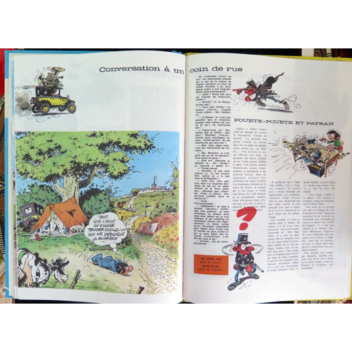 Bande dessinée GASTON R4 En direct de la Gaffe 
