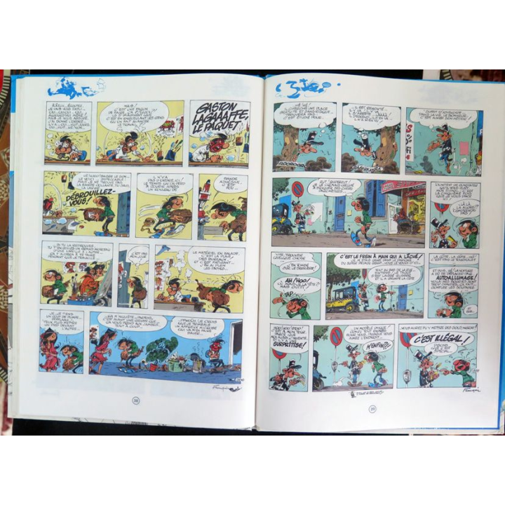 Bande dessinée GASTON 14 La Saga des gaffes Franquin Dupuis 1982
