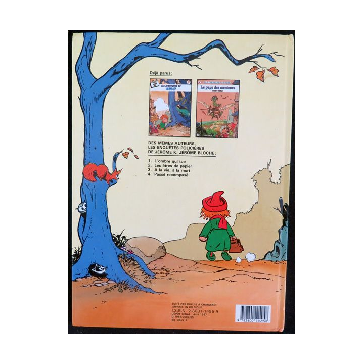 Bande dessinée LES AVENTURES DE GULLY Le poisson bleu Dodier Makyo Dupuis 1987