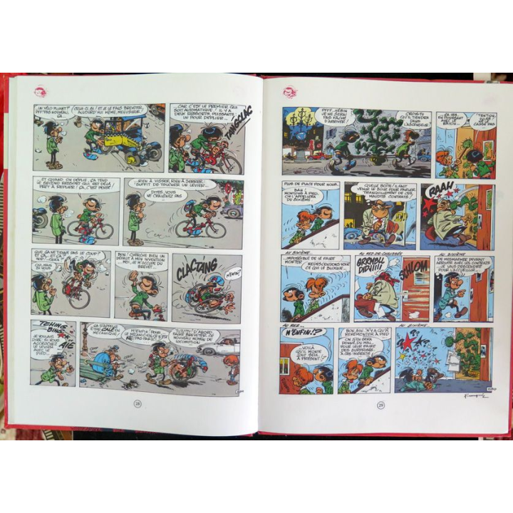 Bande dessinée GASTON 9 Le cas Lagaffe Franquin Dupuis 1977