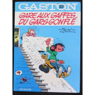 Bande dessinée GASTON R3 Gare aux Gaffes du Gars gonflé Franquin et Jidéhem Dupuis 1977
