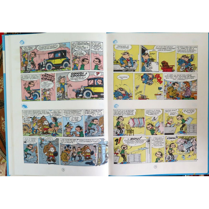 Bande dessinée GASTON R3 Gare aux Gaffes du Gars gonflé Franquin et Jidéhem Dupuis 1977