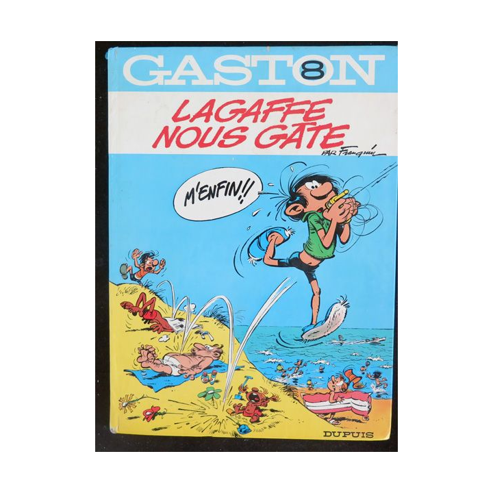 Bande dessinée GASTON 8 Lagaffe nous gâte Franquin Dupuis 1980
