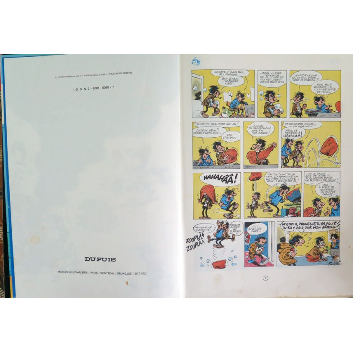 Bande dessinée GASTON 8 Lagaffe nous gâte Franquin Dupuis 1980
