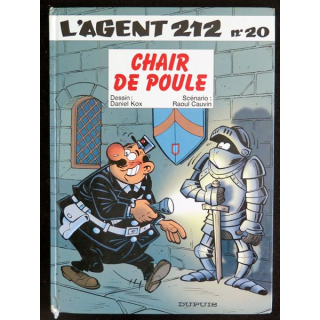 Bande dessinée L'AGENT 212 n° 20 Chair de poule Kox Cauvin Dupuis 1999