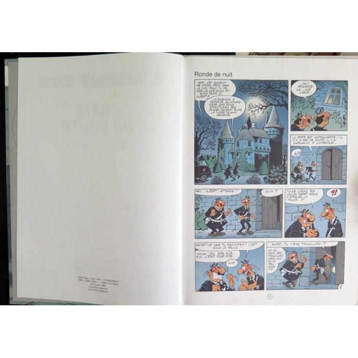 Bande dessinée L'AGENT 212 n° 20 Chair de poule Kox Cauvin Dupuis 1999