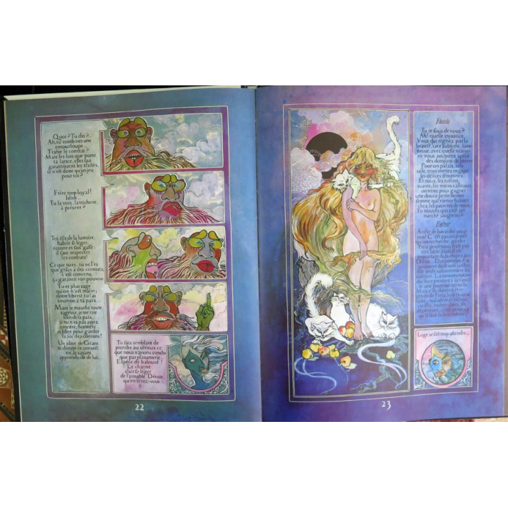 Bande dessinée L'ANNEAU DU LIBELUNG Tome 1 l'Or du Rhin Dargaud 1982