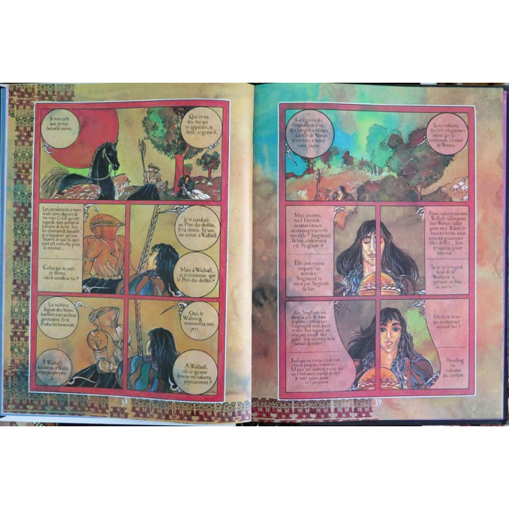 Bande dessinée L'ANNEAU DU LIBELUNG Tome 2 La Walkyrie Dargaud 1982
