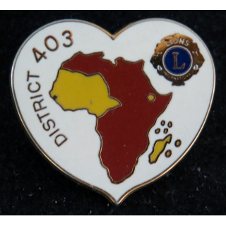 LIONS CLUB : insigne District 403 AFRIQUE 