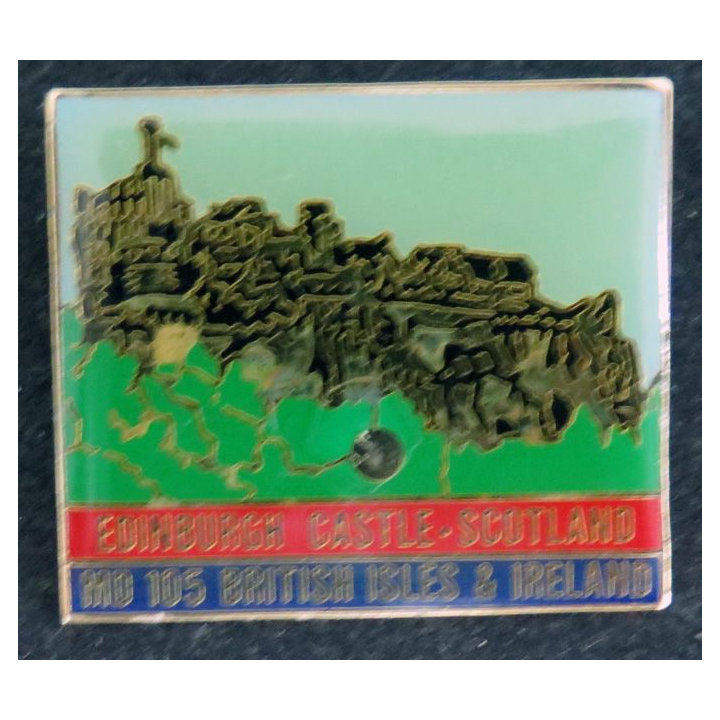 LIONS CLUB : insigne Multidistrict MD 105 BRITISH ISLES & IRELAND Edinburgh Castle Scotland