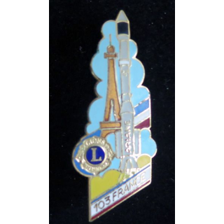 LIONS CLUB : insigne émaillé Multidistrict MD 103 FRANCE