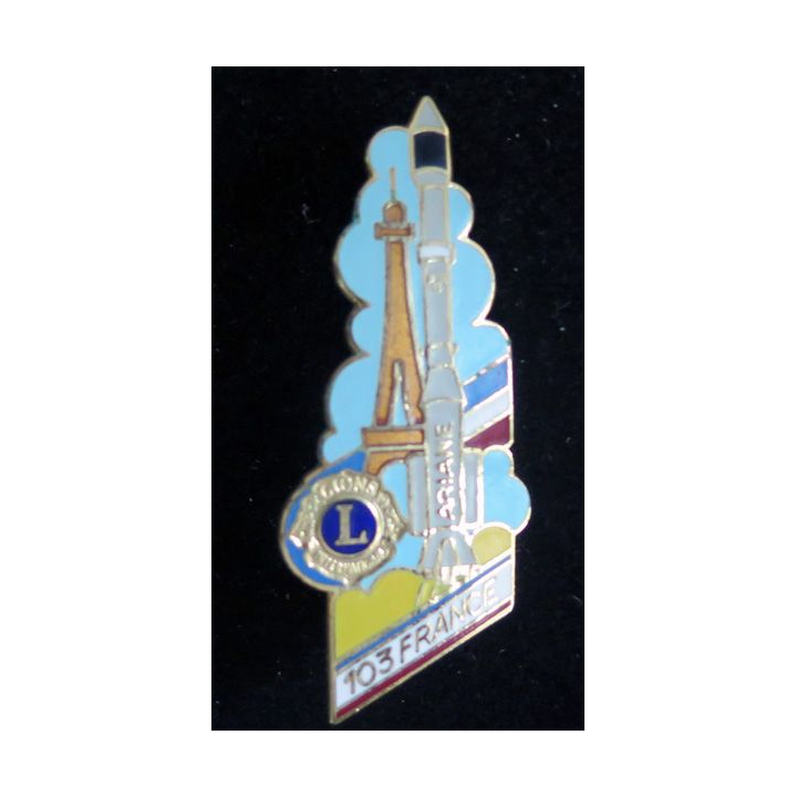LIONS CLUB : insigne émaillé Multidistrict MD 103 FRANCE