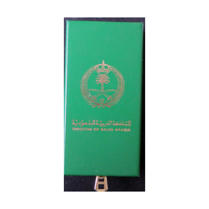 Boite de décotation de la médaille d'Arabie Saoudite Opération Daguet