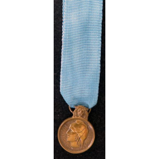 FRANCE : médaille miniature de la jeunesse et des sports en bronze