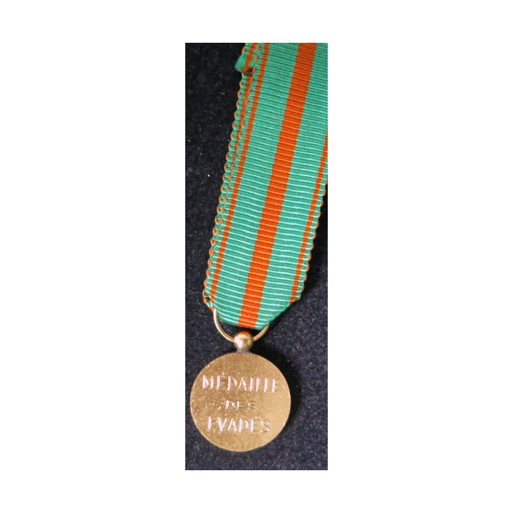 FRANCE : médaille miniature des évadés en bronze