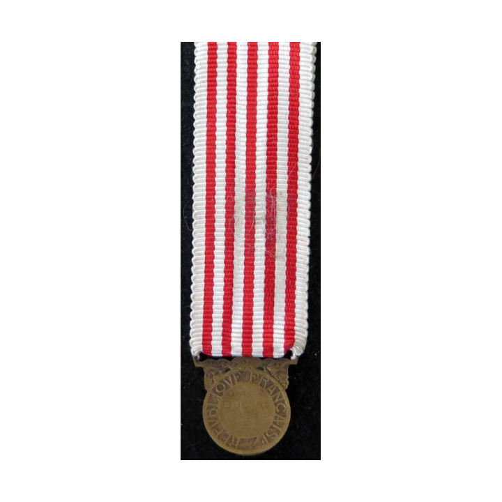 FRANCE : Médaille miniature commémorative de la Grande Guerre 1914 - 1918