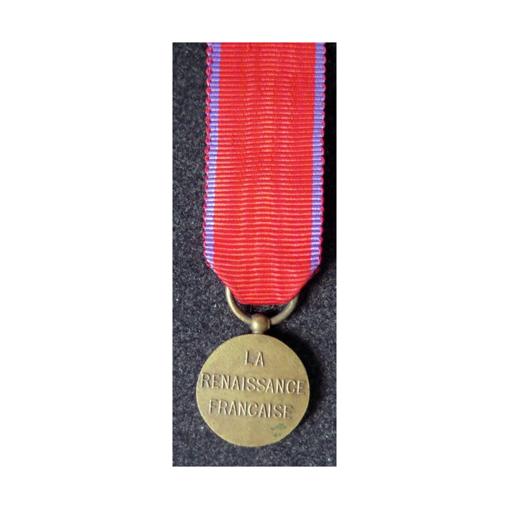 FRANCE : Médaille miniature de la Renaissance française en bronze