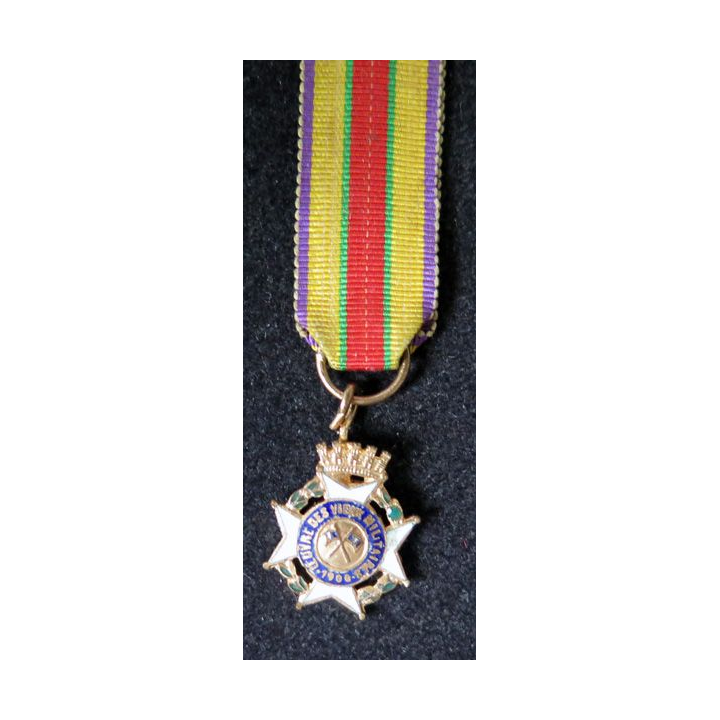 FRANCE : Médaille miniature de l'Oeuvre des vieux militaires 1900