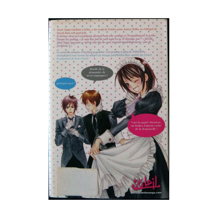 BD Mangas : Ma copine est fan de Yaoi N° 1 de Rize Shinba aux Editions Soleil Manga