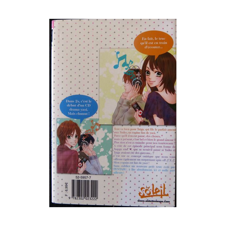 BD Mangas : Ma copine est fan de Yaoi N° 5 de Rize Shinba aux Editions Soleil Manga
