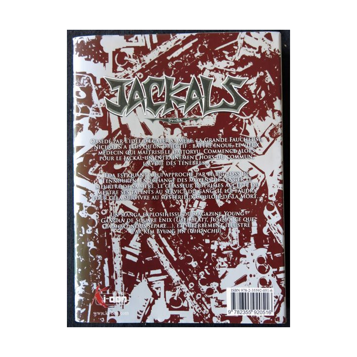 BD Mangas : Jackals Volume 4 de Shinya Murata aux Editions I-oon