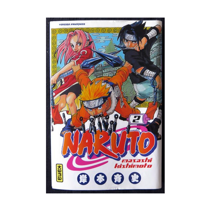 BD Mangas : Naruto volume 2 de Masashi Kishimoto aux Editions Kana