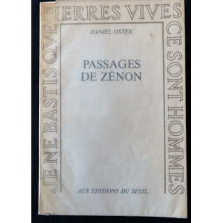 Passage de Zénon de Daniel Oster aux Editions du Seuil