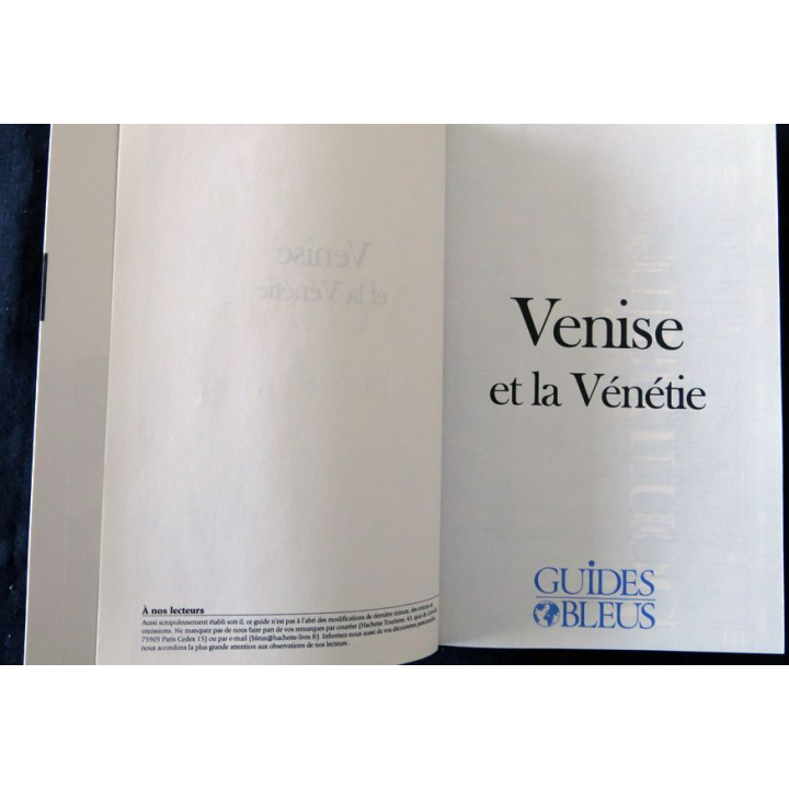 Guides Bleus - Venise et la Vénétie aux éditions Hachette