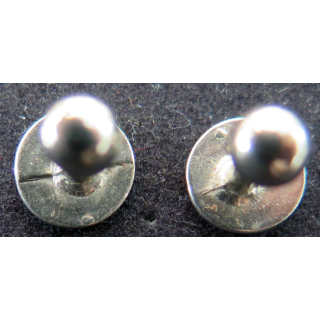 Lot de 4 boutons de chemise à plastron en métal
