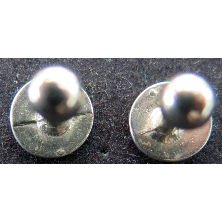 Lot de 4 boutons de chemise à plastron en métal
