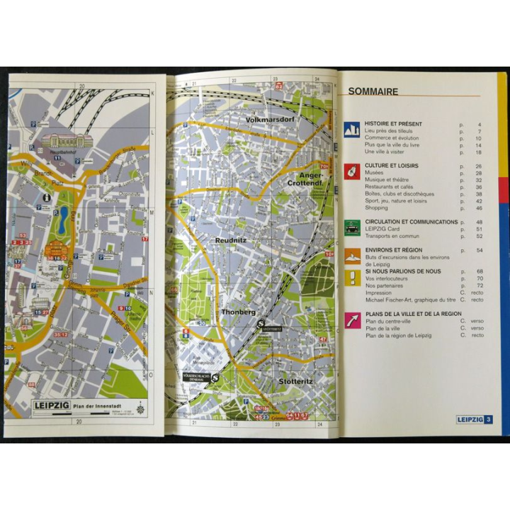 Brochure touristique Leipzig aux éditionsRichard Wagner