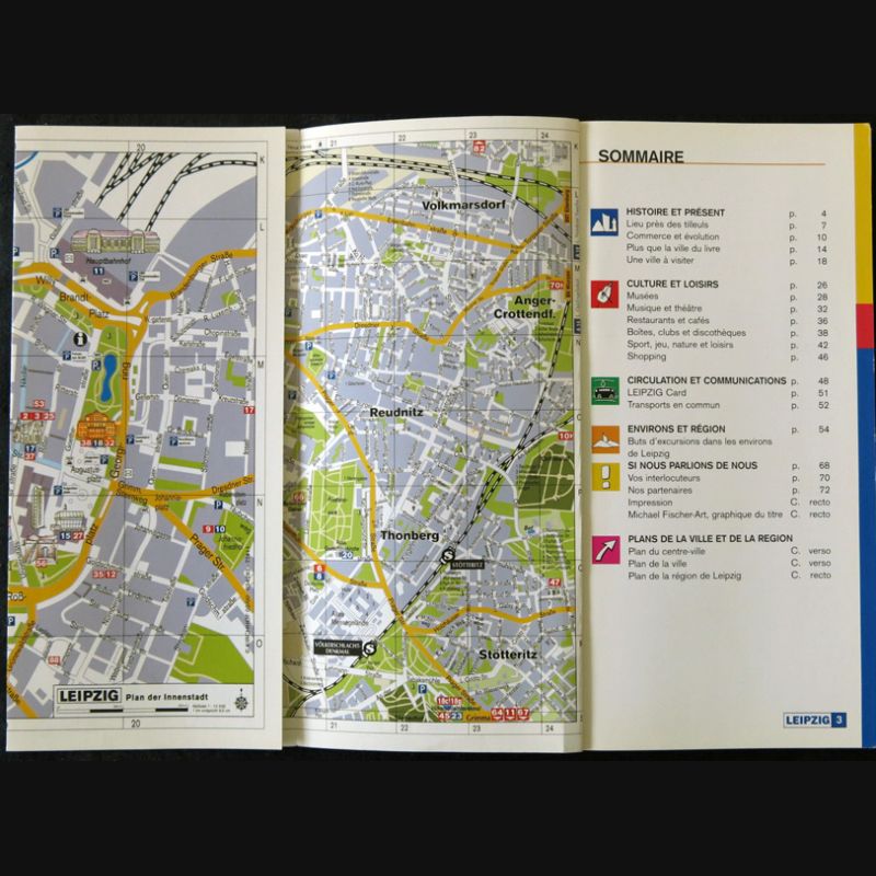 Livre Leipzig - Carla Calov - Éditions Wartberg 1996 - Occasion Bon État
