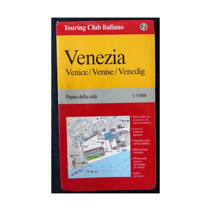 Touring Club Italiano : Venezia 1 : 5000 Collectif
