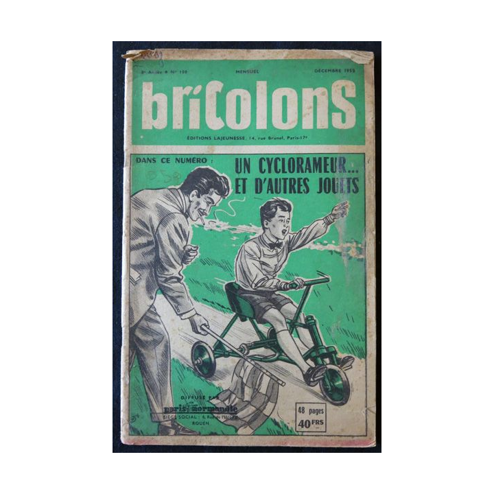 Editions La jeunesse : Bricolons Décembre 1959  aux éditions La jeunesse