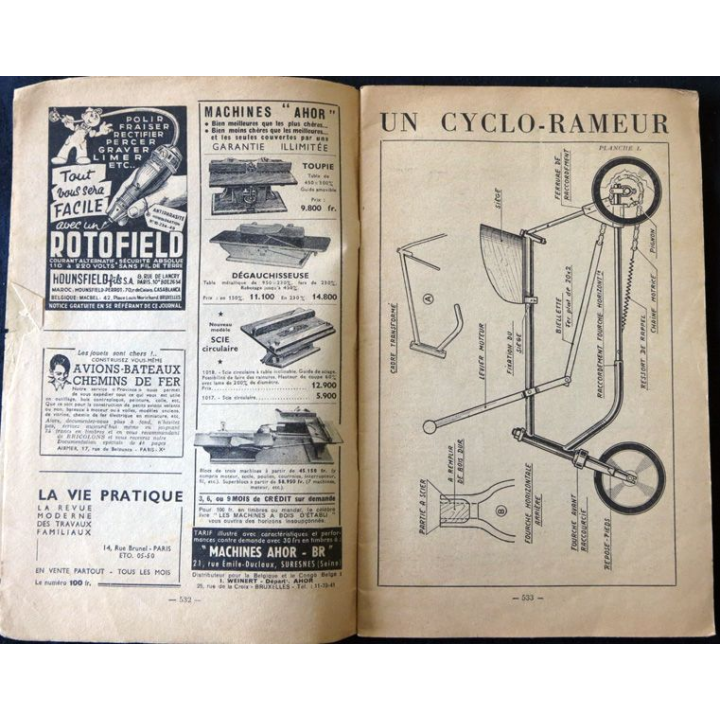 Editions La jeunesse : Bricolons Décembre 1959  aux éditions La jeunesse