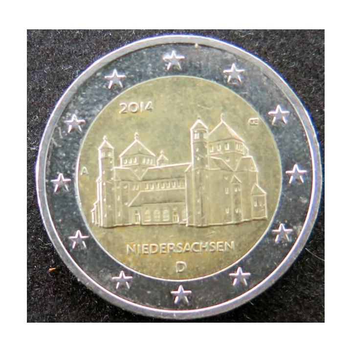ALLEMAGNE : Pièce de 2 euros Niedersachsen 2014 D atelier A