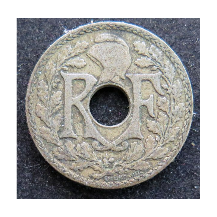 FRANCE : Pièce de 10 centimes Lindauer 1920