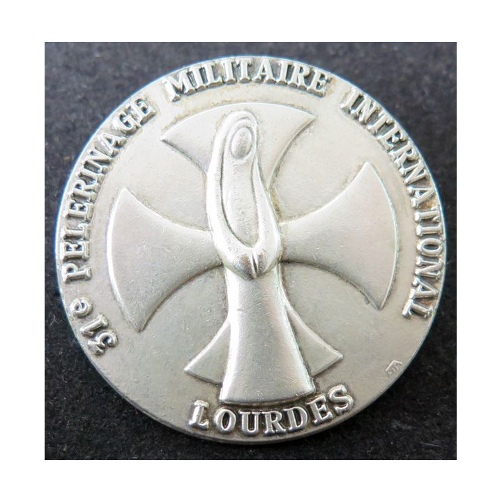 PMI : 31° pèlerinage militaire international de Lourdes en 1989 Fabrication FIA