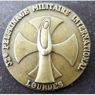 PMI : 32° pèlerinage militaire international de Lourdes en 1989 Fabrication COPECOM