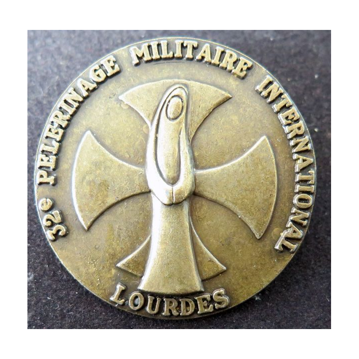 PMI : 32° pèlerinage militaire international de Lourdes en 1989 Fabrication COPECOM
