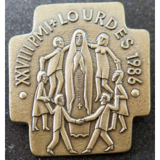 PMI : 28° pèlerinage militaire international de Lourdes en 1986
