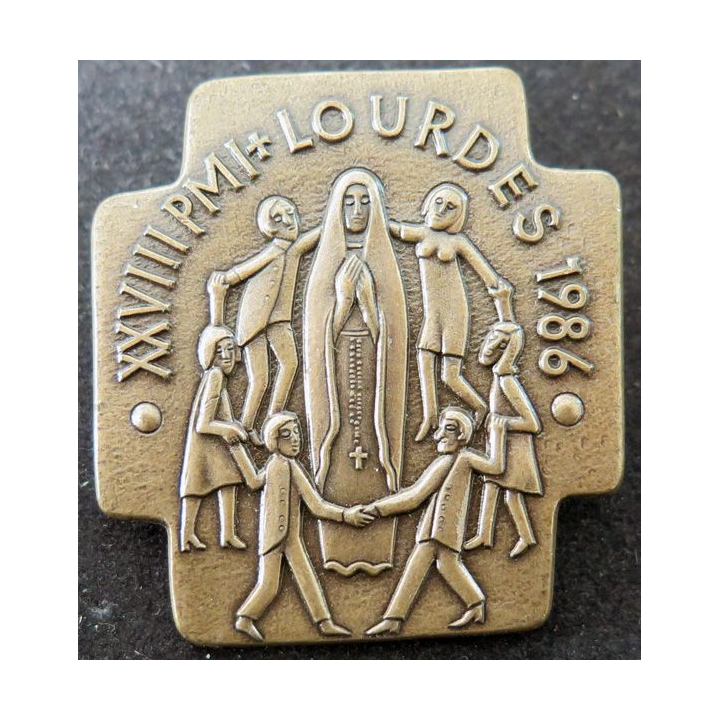 PMI : 28° pèlerinage militaire international de Lourdes en 1986