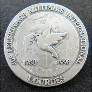 PMI : 40° pèlerinage militaire international de Lourdes en 1998 Martineau