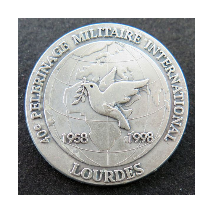 PMI : 40° pèlerinage militaire international de Lourdes en 1998 Martineau