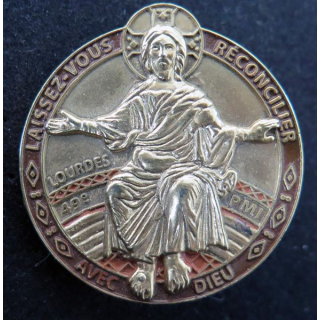 PMI : 49° pèlerinage militaire international de Lourdes en 2007 Arthus Bertrand  40 mm