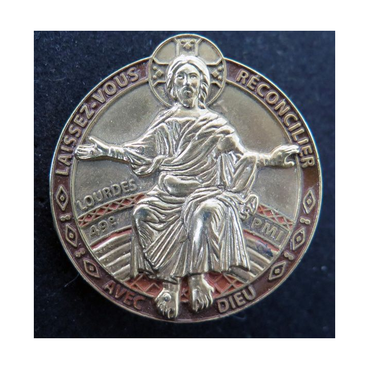 PMI : 49° pèlerinage militaire international de Lourdes en 2007 Arthus Bertrand  40 mm